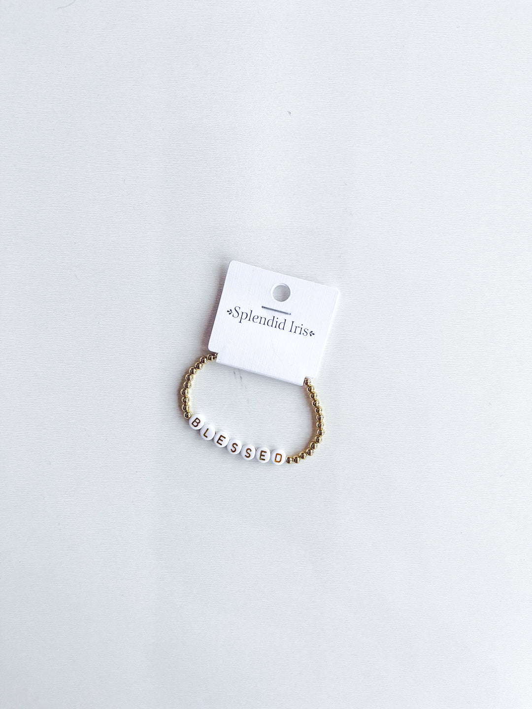Blessed Stretch Bead Bracelet