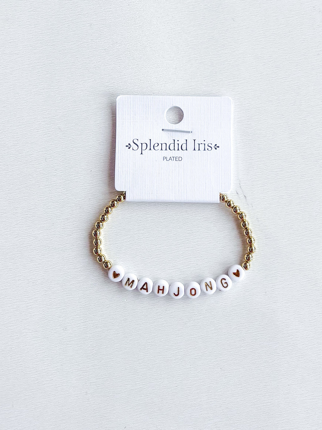 Mahjong Stretch Bead Bracelet