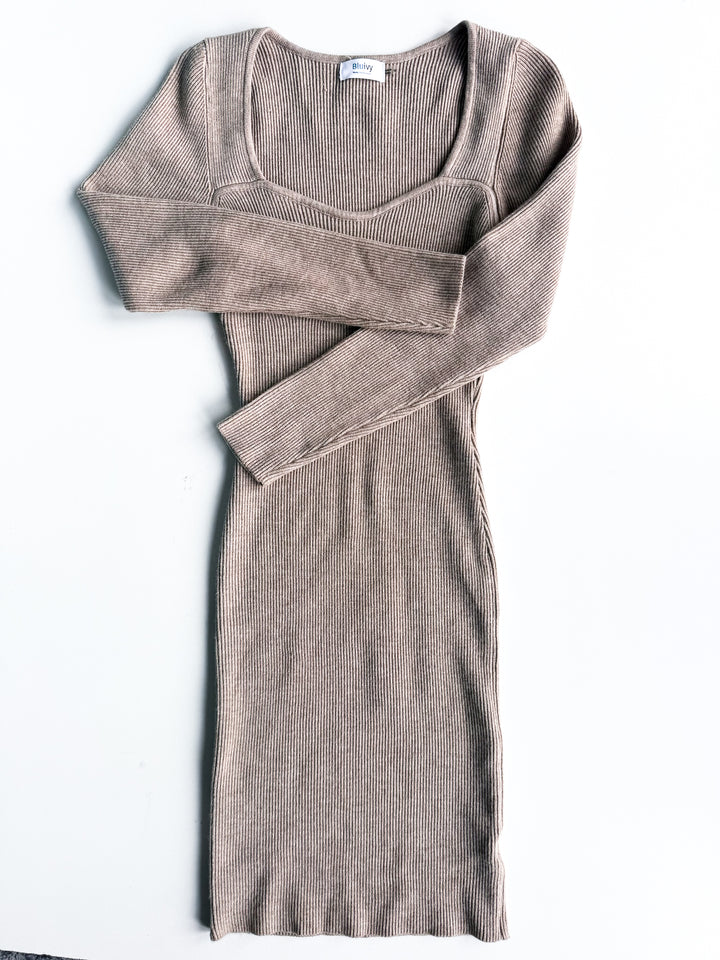 Cozy Contour Knit Dress