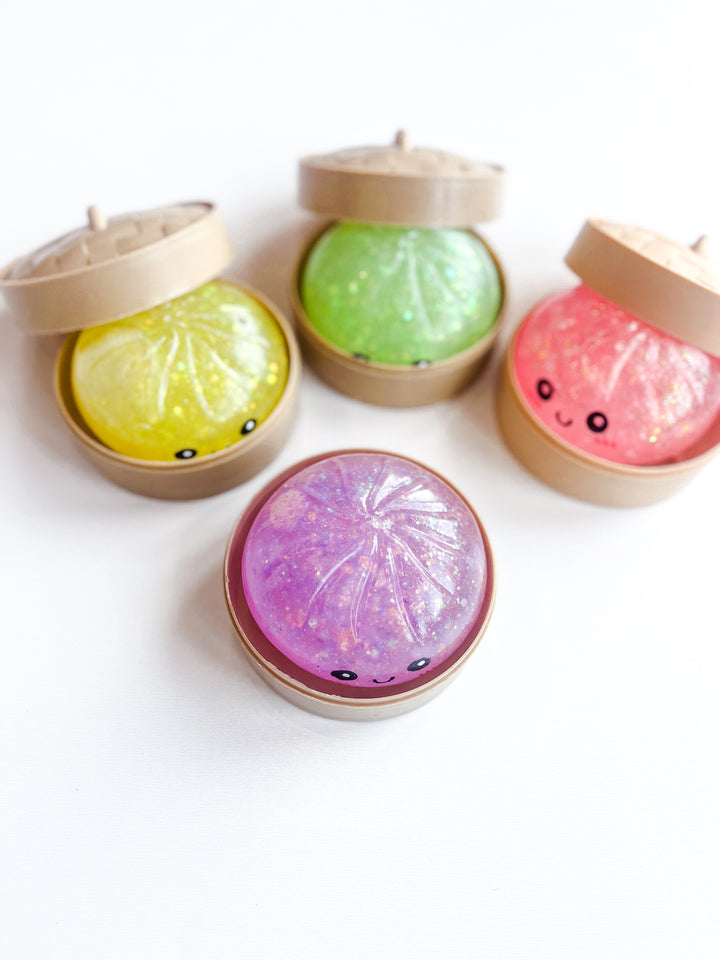 Mystery Glitter Steamer Dumpling Squishy