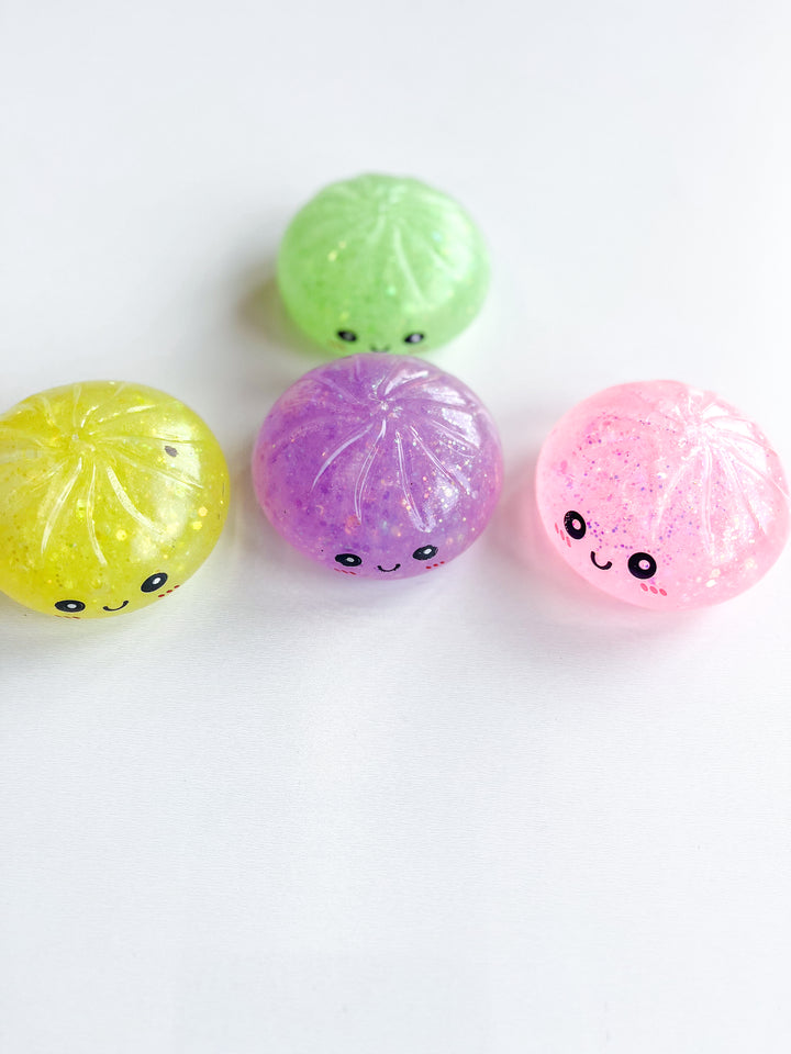 Mystery Glitter Steamer Dumpling Squishy