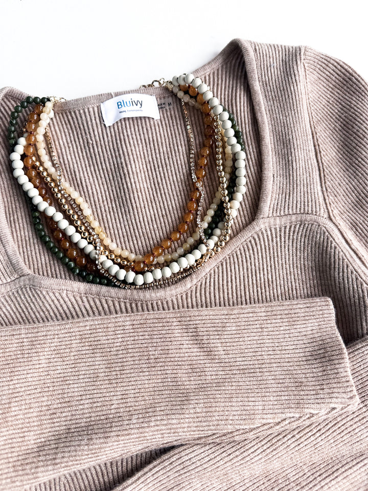 Cozy Contour Knit Dress