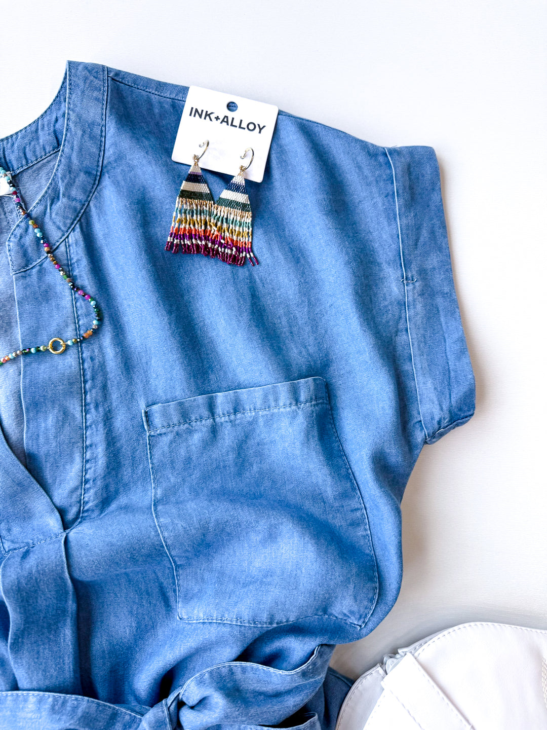 Easy Tie Chambray Dress