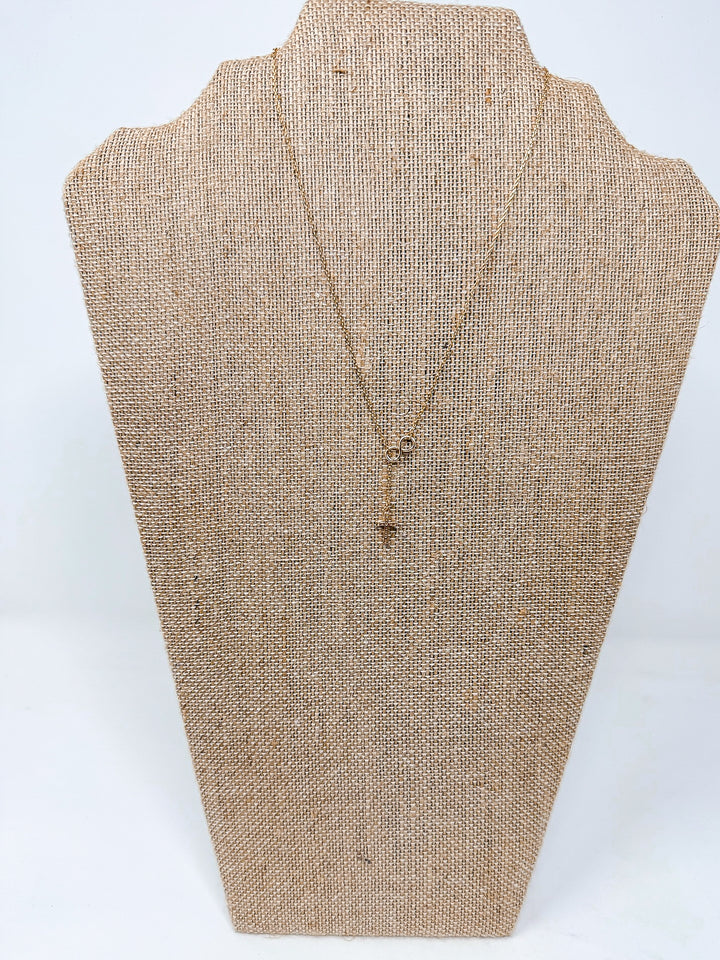 Dainty Infinity & Cross Necklace
