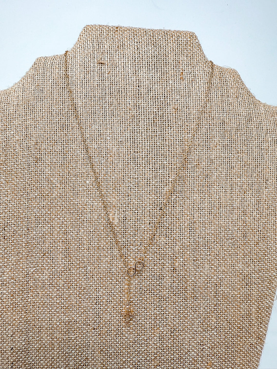Dainty Infinity & Cross Necklace