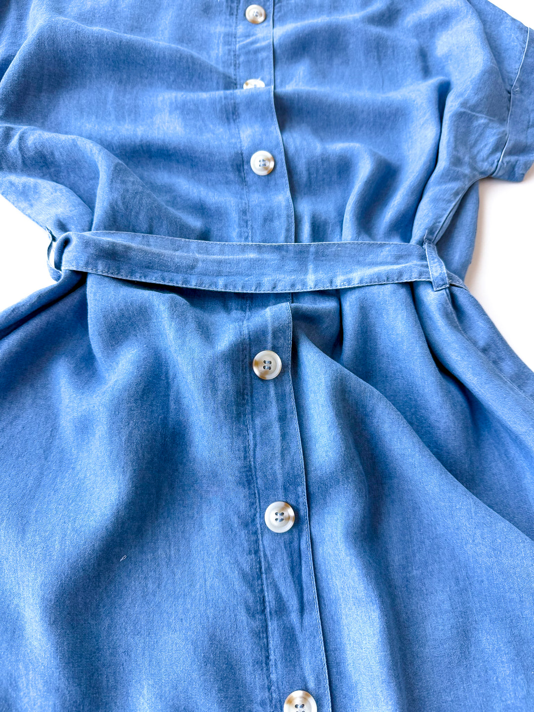 Easy Tie Chambray Dress