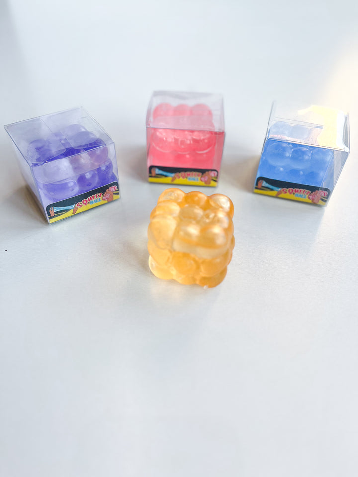 Bubble Cube Squeeze Ball