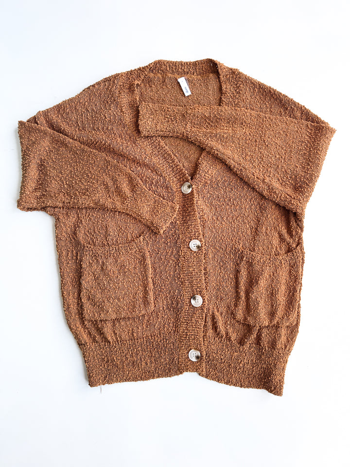 FINAL SALE Run Around Button Front Cardigan