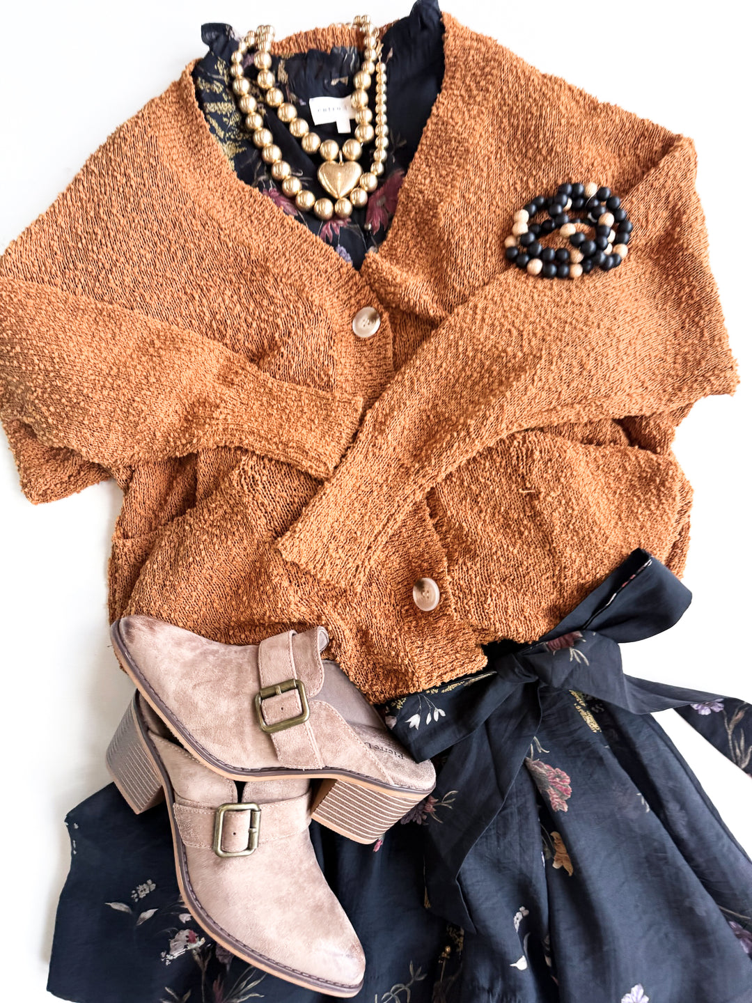 FINAL SALE Run Around Button Front Cardigan