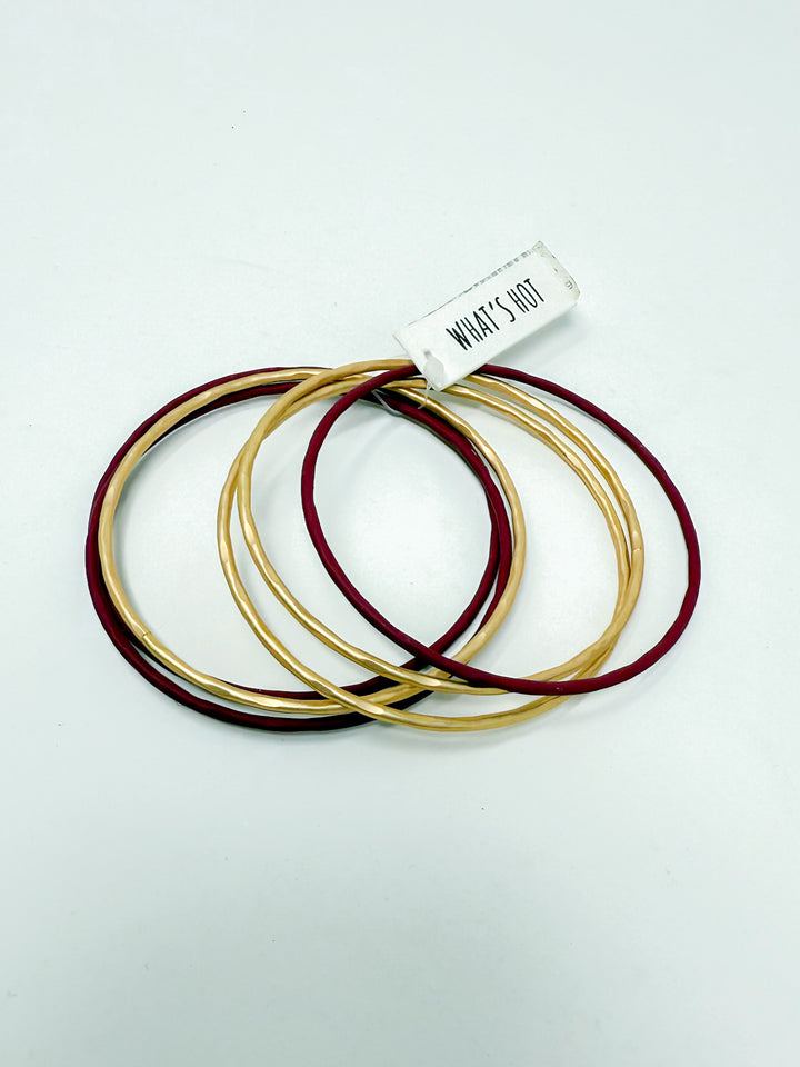 Color Coated & Gold Metal Bangles