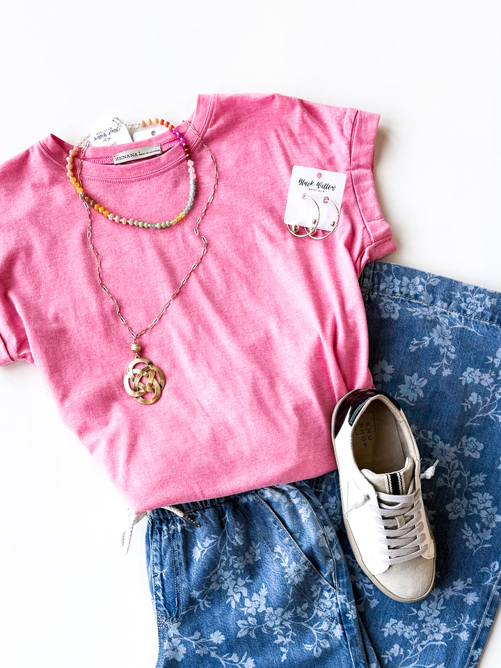 Simple Edit Cap Sleeve Tee