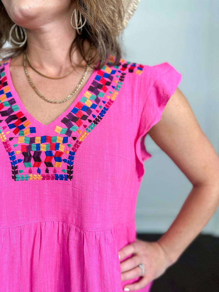Feliz Embroidered Blouse