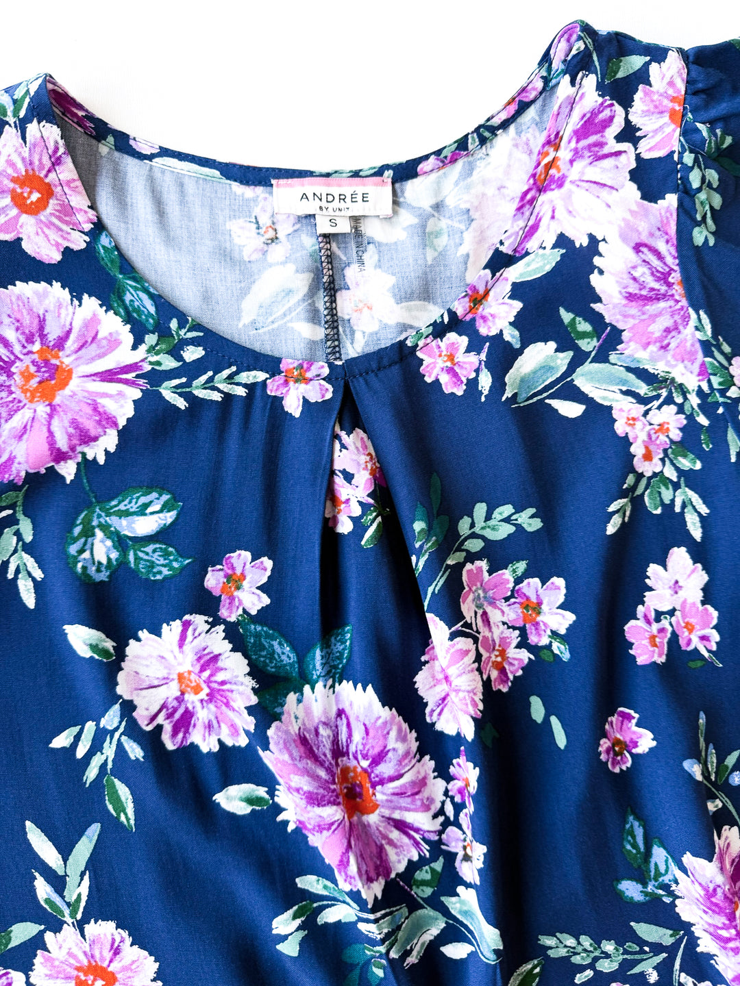 Flirting with Floral Flutter Blouse