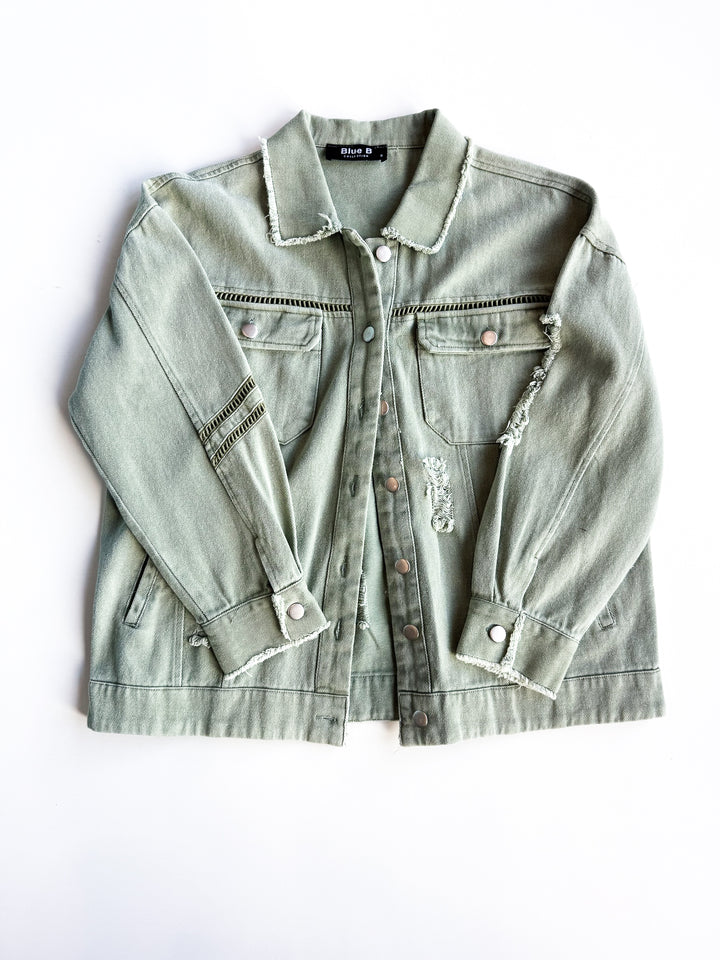 Done with Details Snap Front Jacket