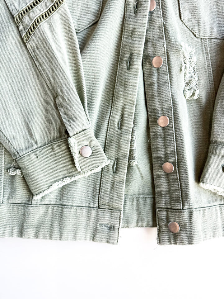 Done with Details Snap Front Jacket