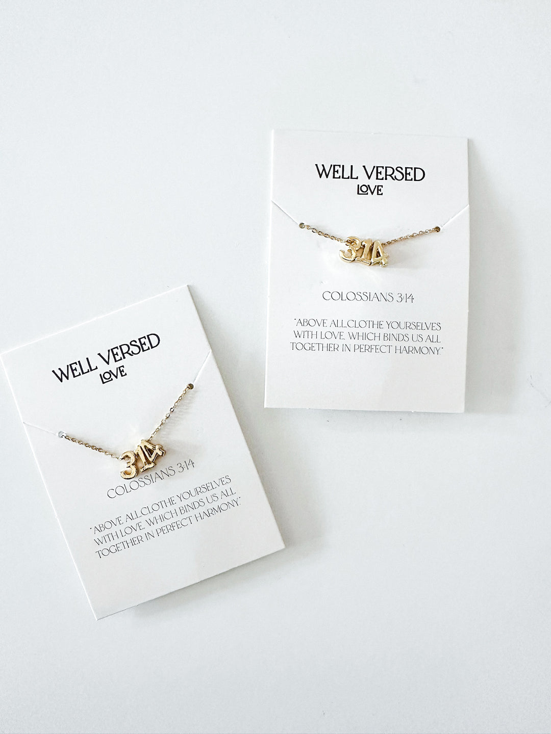 Verse Numbers Necklace