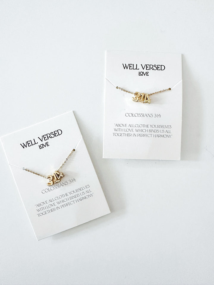 Verse Numbers Necklace