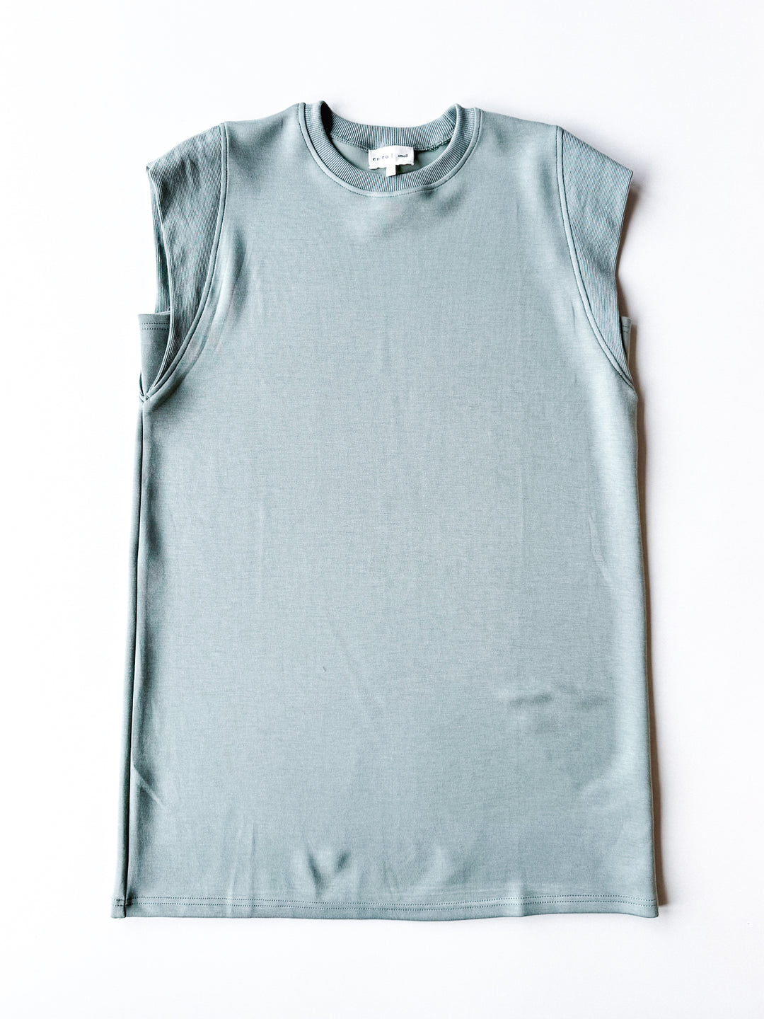 Everyday Ribbed Sleeve T Shirt Dress