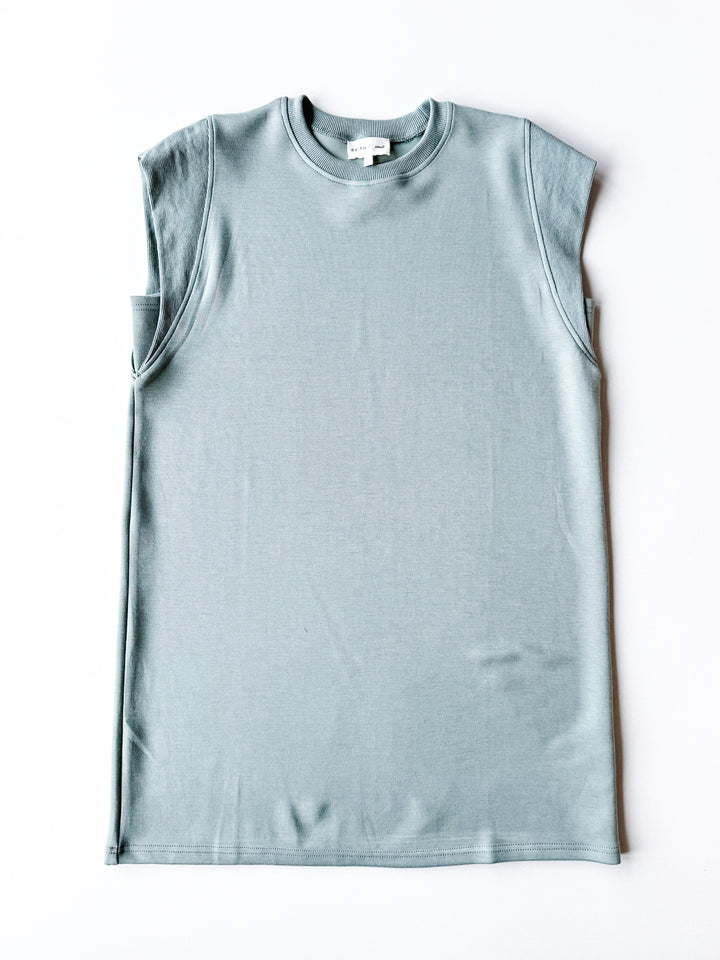 Everyday Ribbed Sleeve T Shirt Dress