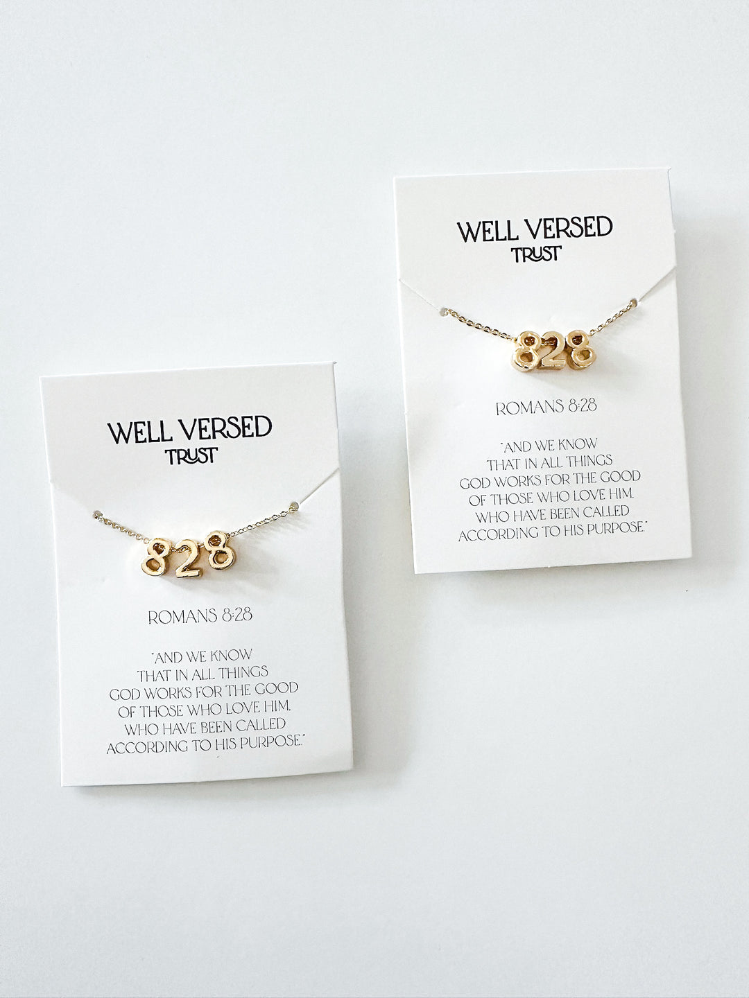 Verse Numbers Necklace