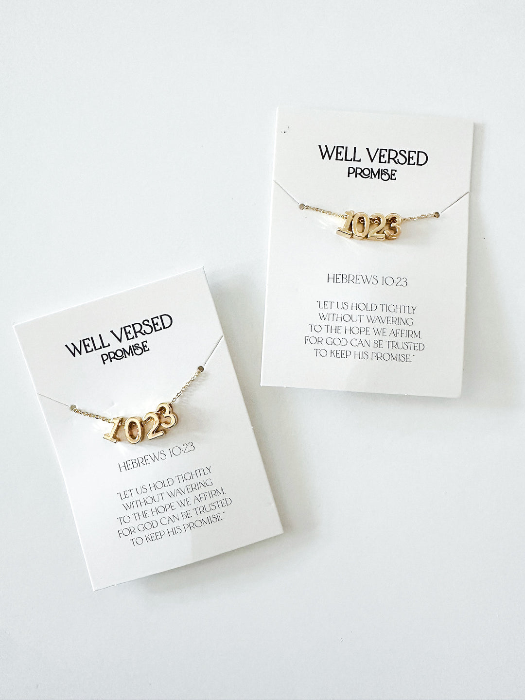 Verse Numbers Necklace