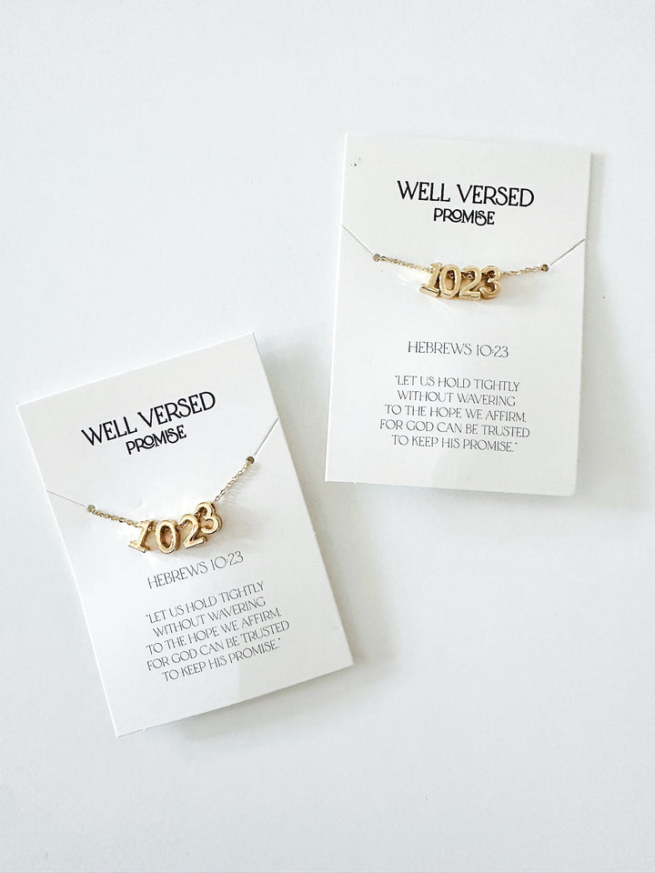 Verse Numbers Necklace