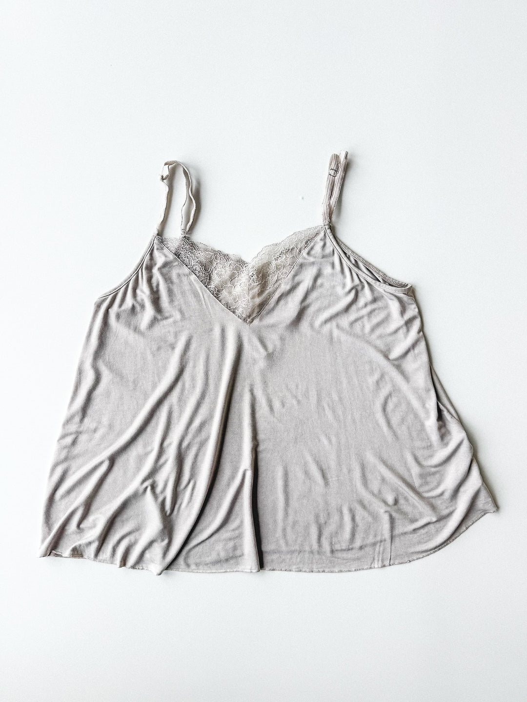 Easy Day Lace Trim Mineral Wash Tank