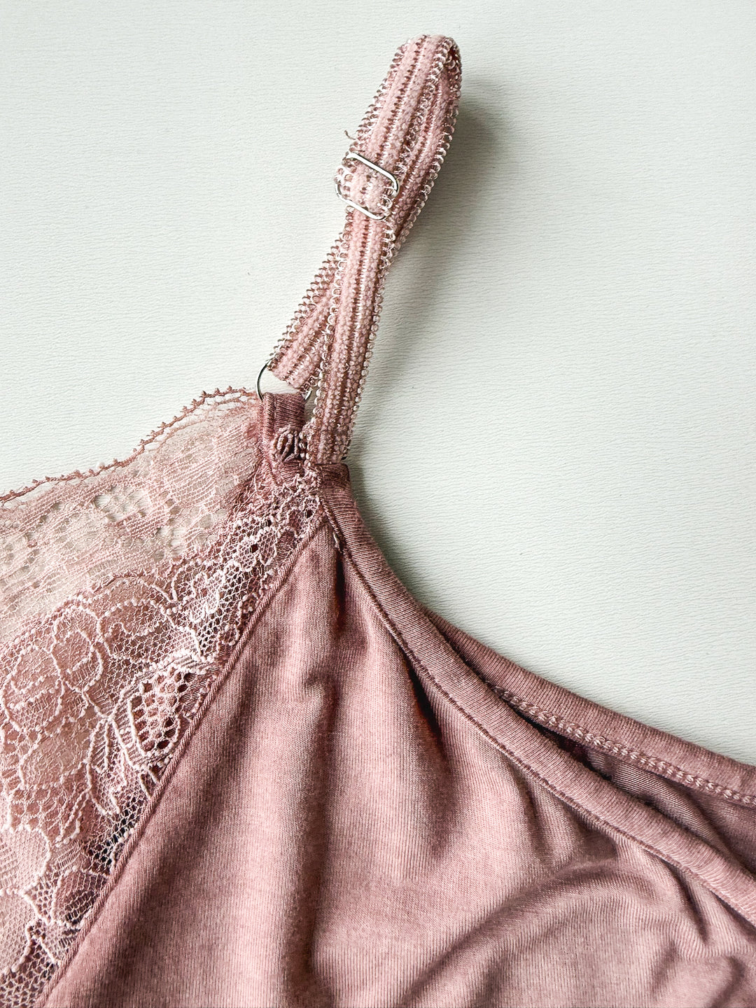 Easy Day Lace Trim Mineral Wash Tank