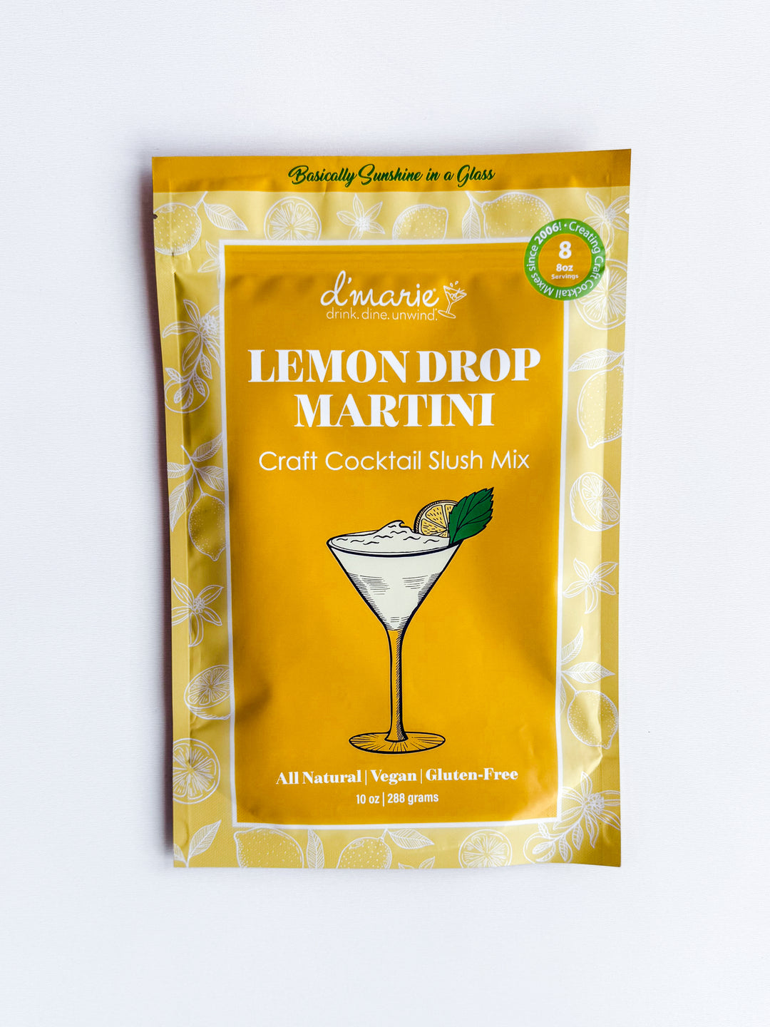 Lemon Drop Martini Slush Pouch