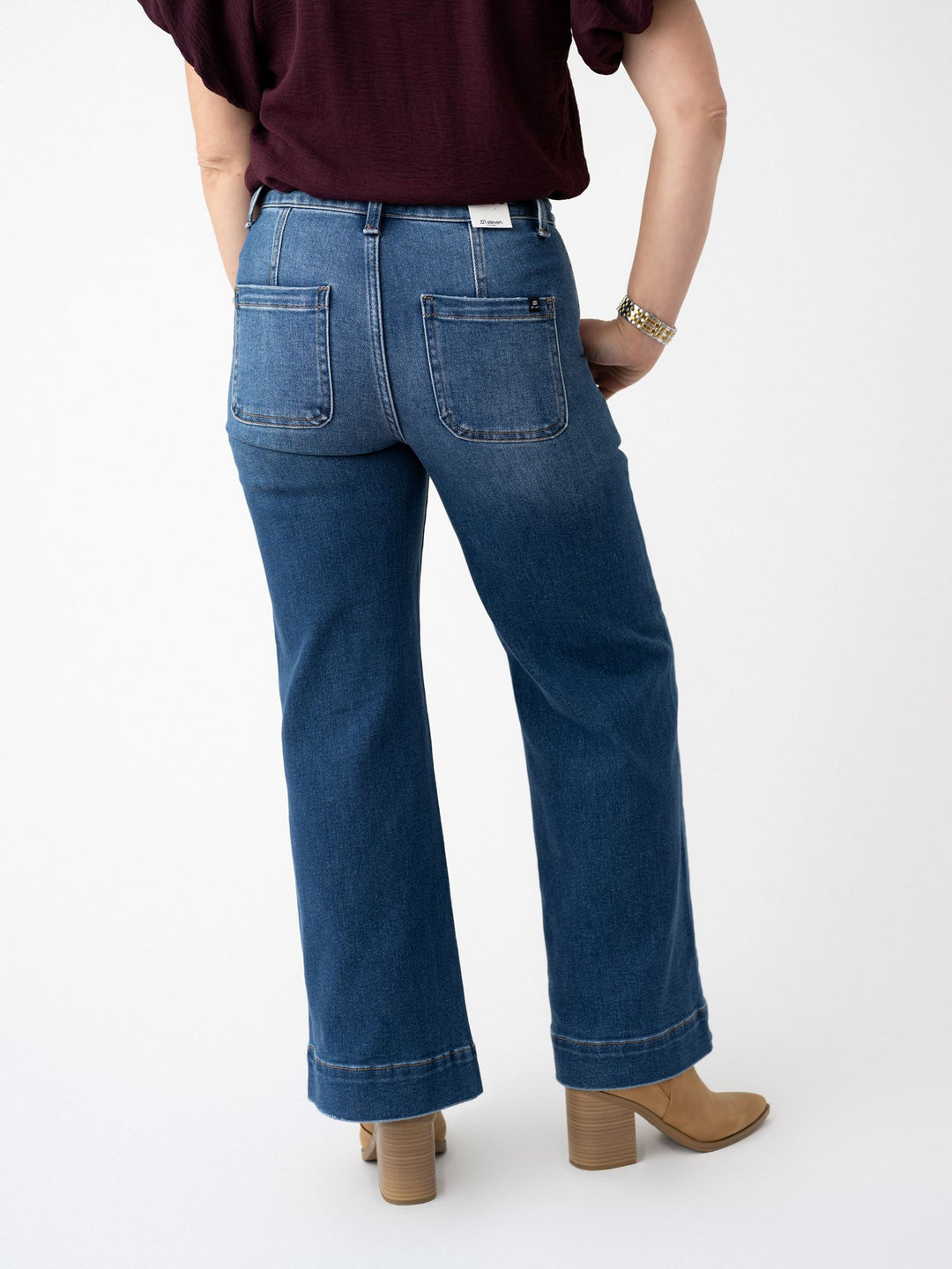 J21 Eleven High Rise Ankle Wide with Front Patch Pocket