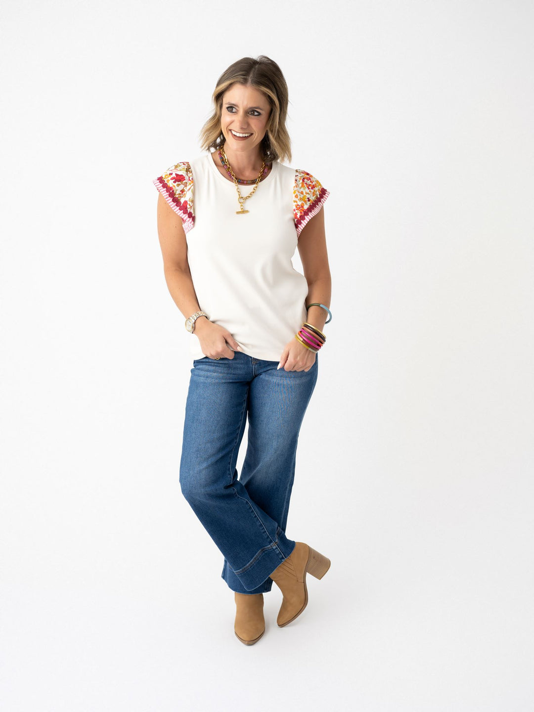Betty Bloom Sleeve Top