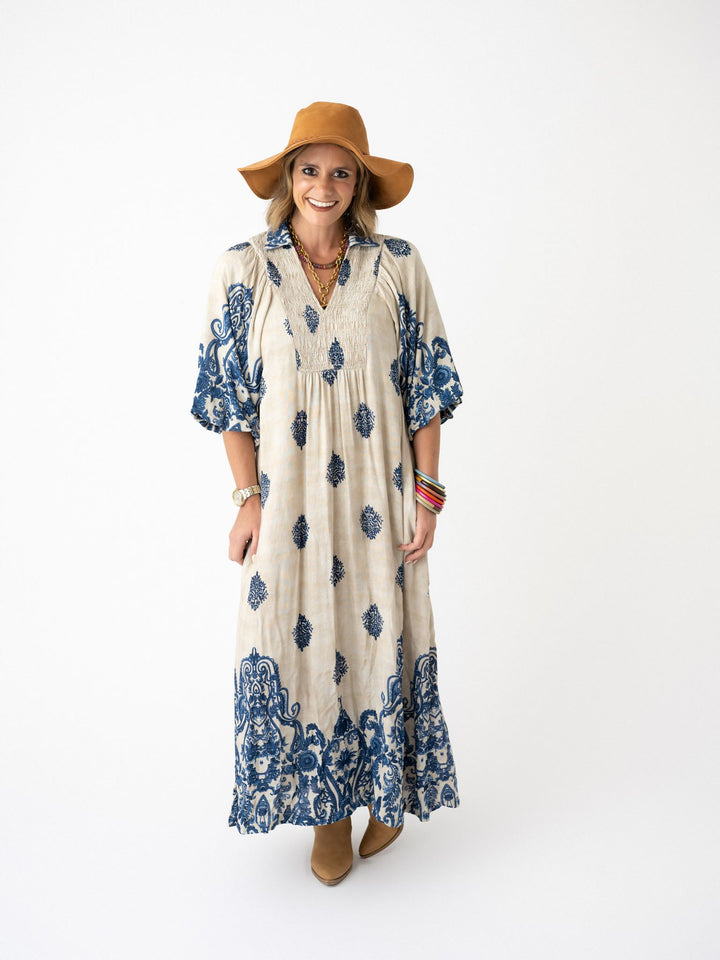 The Indigo Isle Dress