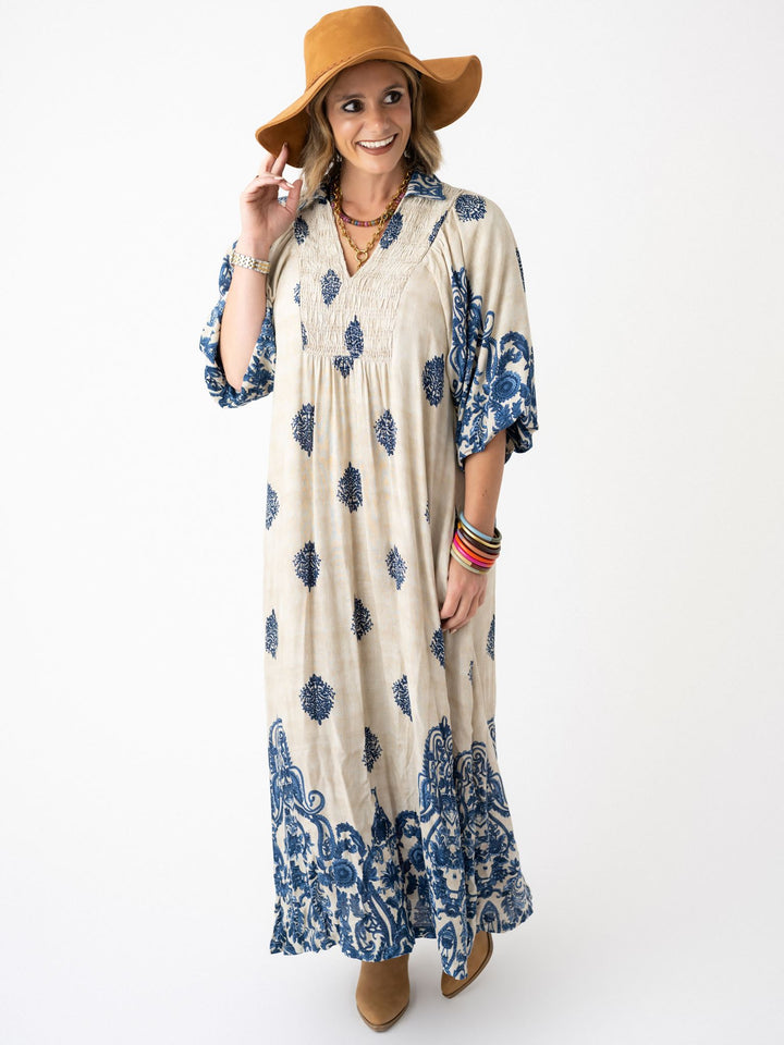 The Indigo Isle Dress