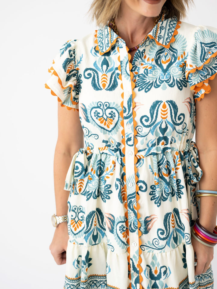 Boho Side Tie Dress