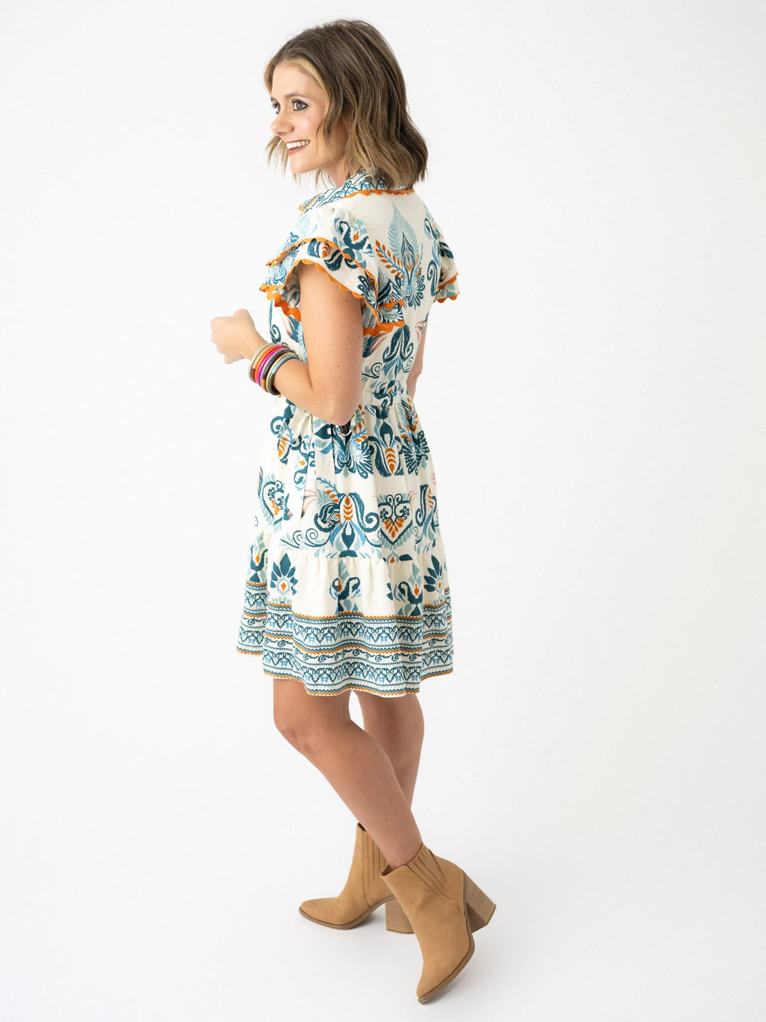 Boho Side Tie Dress