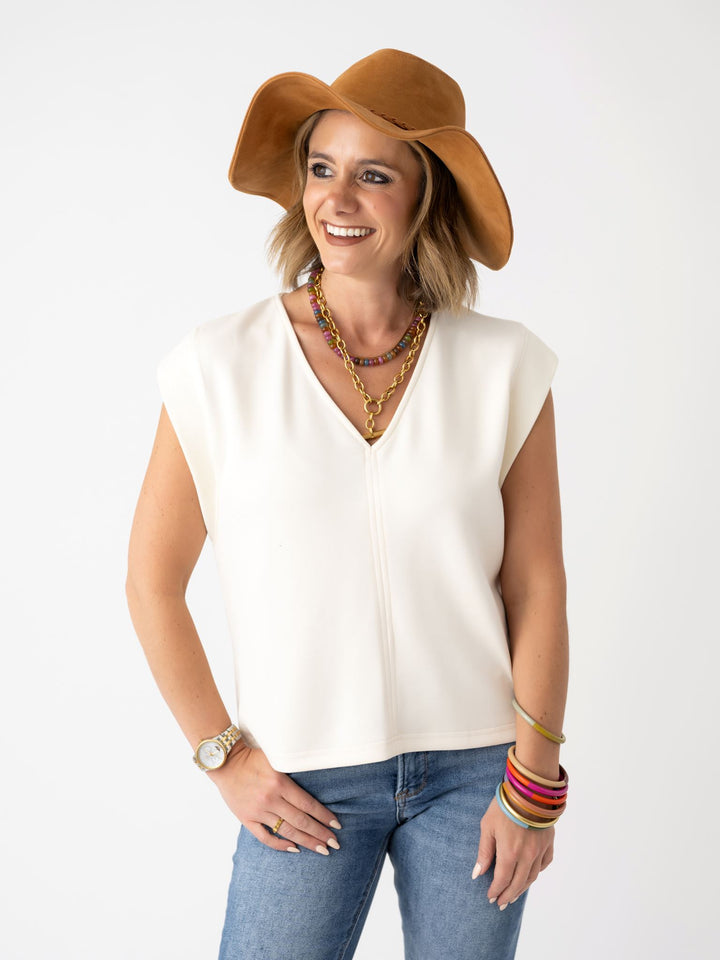 Velvet Air V Neck