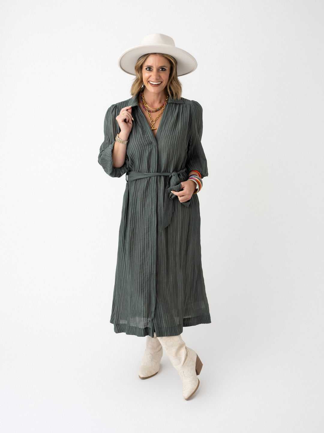 Prism Belle Textured Midi