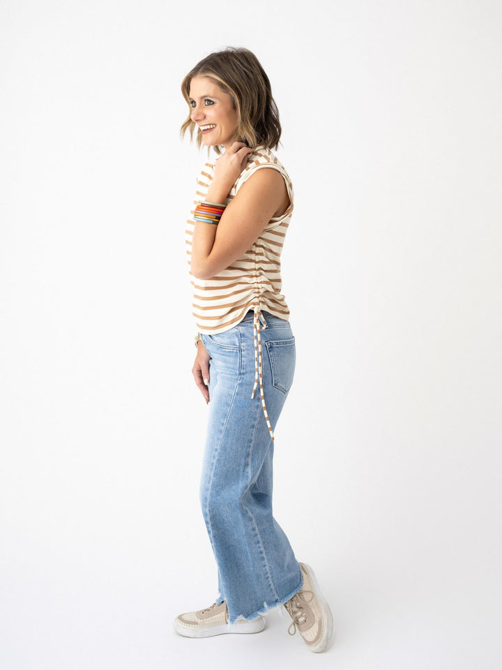 Vervet High Rise Crop Wide