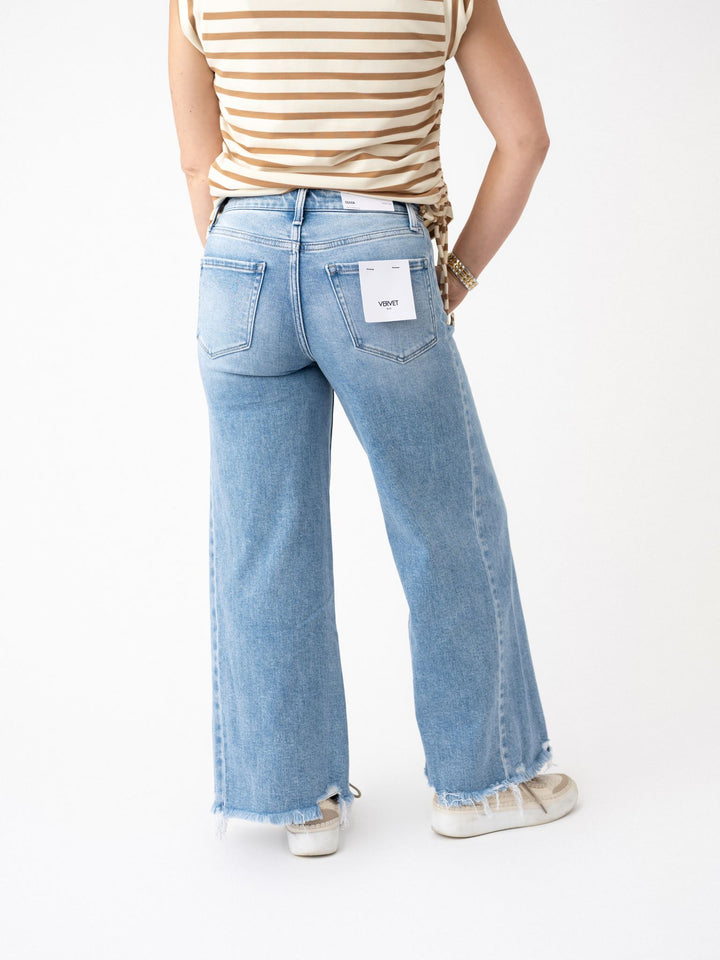 Vervet High Rise Crop Wide