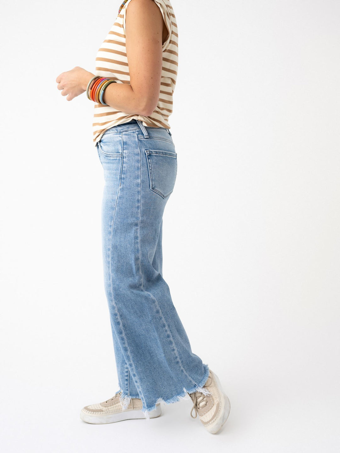 Vervet High Rise Crop Wide