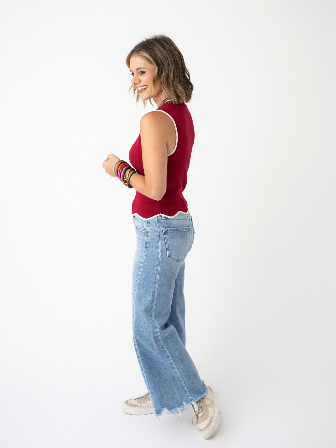 Sloane Scallop Tank