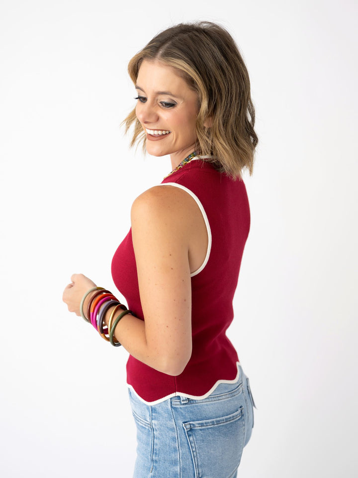 Sloane Scallop Tank
