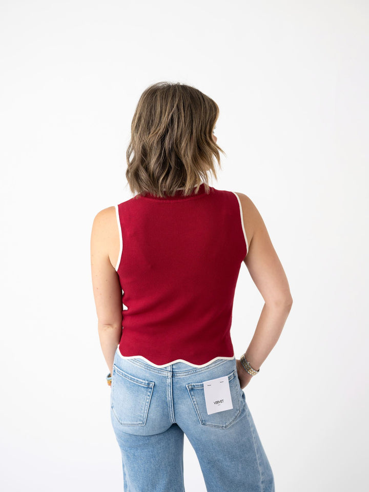 Sloane Scallop Tank