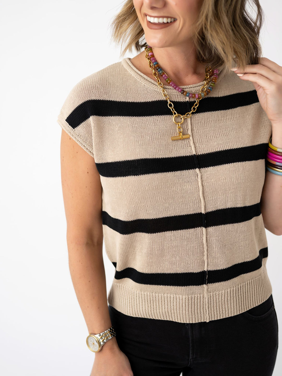 Golden Hour Stripe Knit