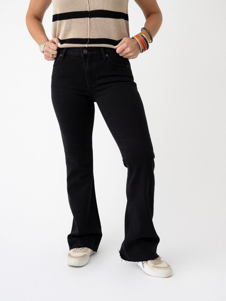 J21 Eleven Black High Rise Wide Jeans