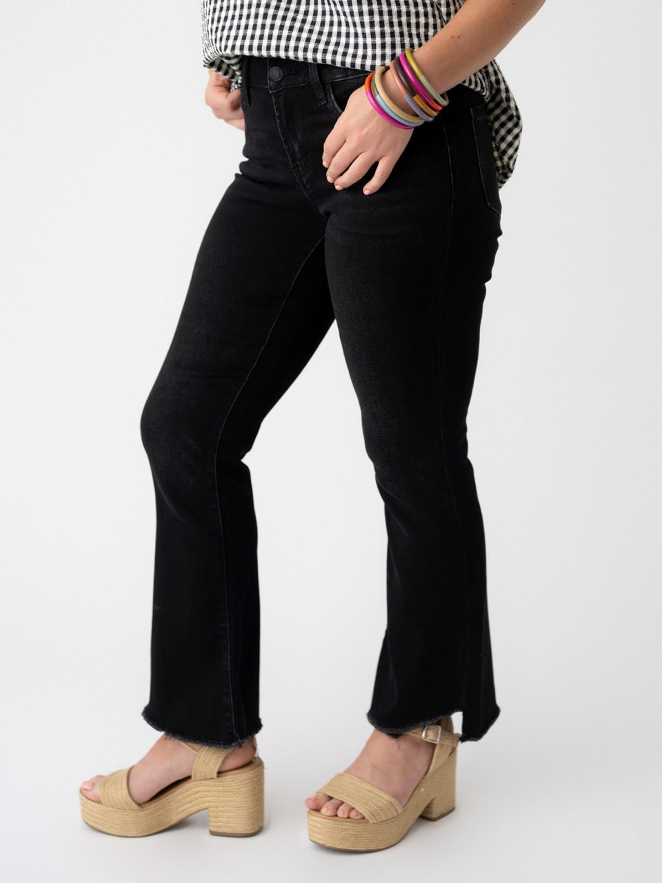 Vervet High Rise Super Soft Crop Slim Wide