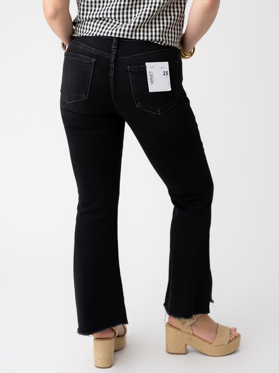 Vervet High Rise Super Soft Crop Slim Wide