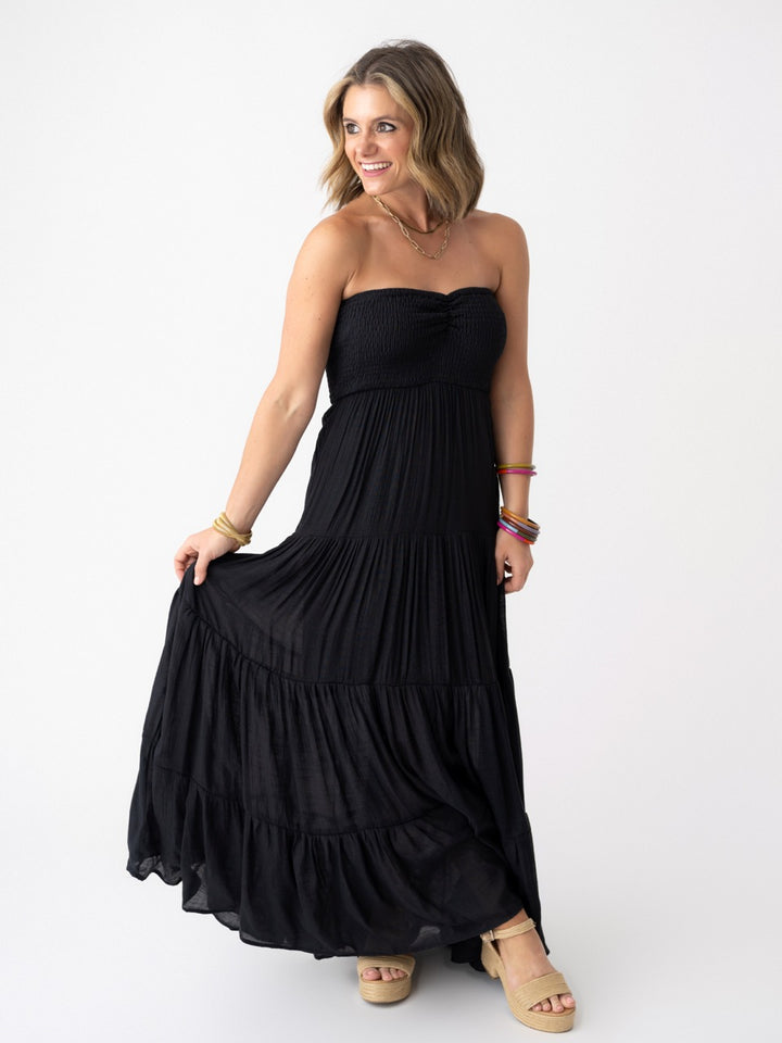Sassy Strapless Maxi