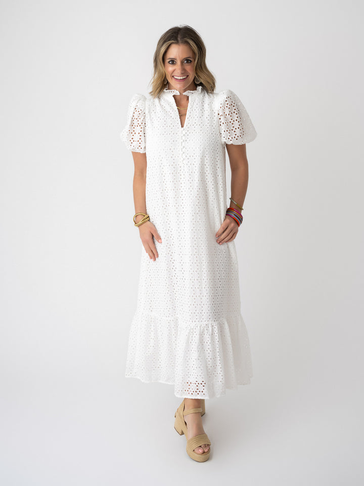 Lace & Light Eyelet Dress
