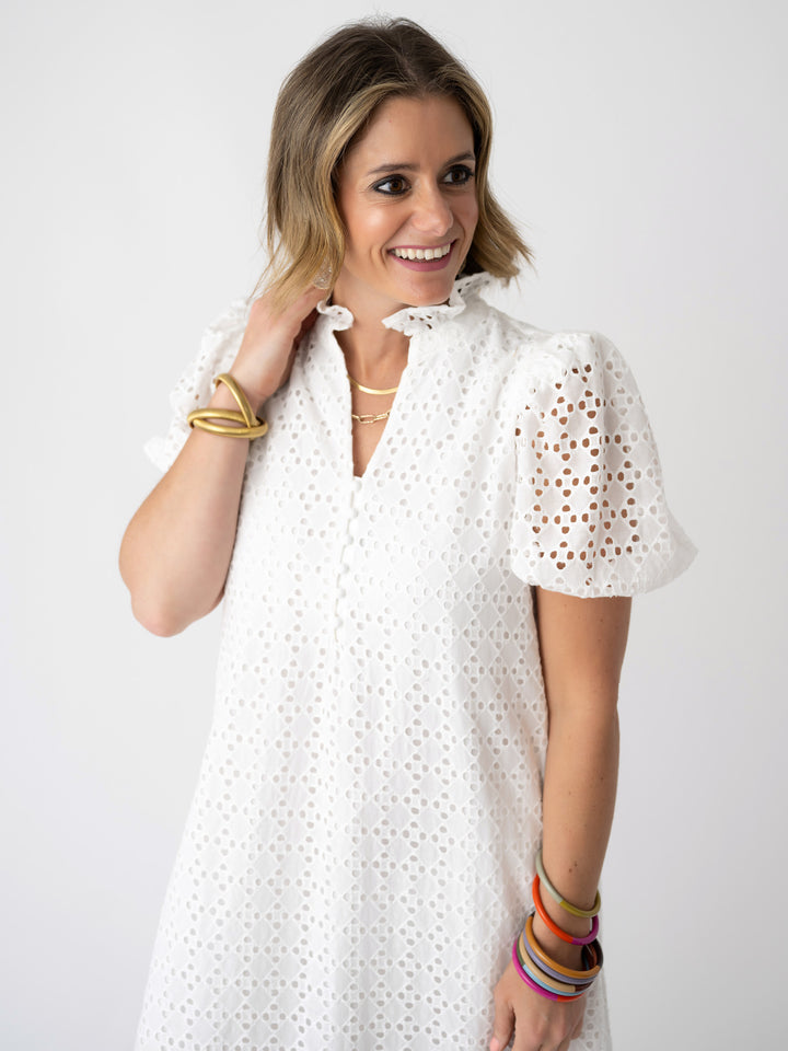 Lace & Light Eyelet Dress